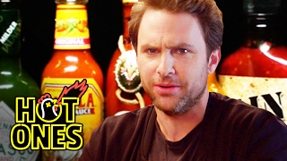 Charlie Day Learns to Love Ridiculously Spicy Wings  Hot Ones [upl. by Aryamoy]