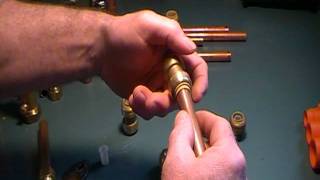 The Old plumber shows how to join copper pipe without soldering [upl. by Nadeen]