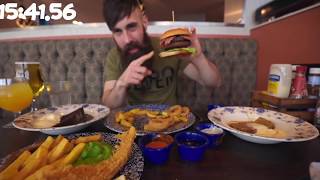 THE WETHERSPOONS 10000 CALORIE CHEAT MEAL CHALLENGE  BeardMeatsFood [upl. by Linus397]