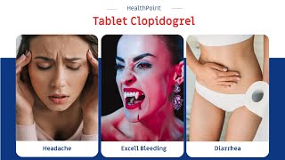 Clopidogrel Side Effects and Uses  clopidogrel Tablet 75mg 300mg  Tab plavix dosage [upl. by Barcus]