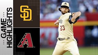 Padres vs Dbacks Game Highlights 42123  MLB Highlights [upl. by Docile]