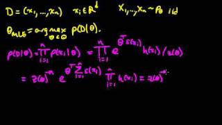 ML 53 MLE for an exponential family part 1 [upl. by Kumler]