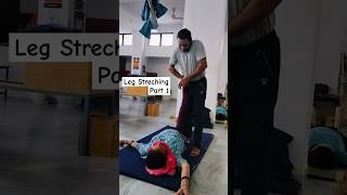 Leg Streching Exercise। peacefulyogajaipur stretching ytstudio shots [upl. by Swehttam]