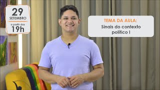 AULA DE LIBRAS  quotSinais do contexto político Iquot  Estude Libras comigo [upl. by Vachel]