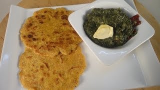 Sarson ka Saag  Makai ki Roti  Sanjeev Kapoor Khazana [upl. by Franciscka]