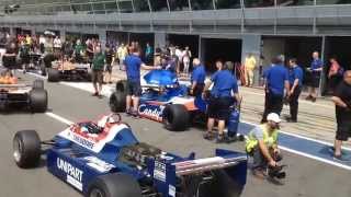 F1 Historic  Monza 2015 Stefano Di Fulvio  Tyrrel 012 Benetton [upl. by Ayenet]