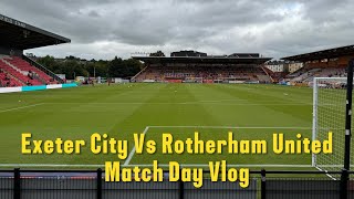 Exeter City 10 Rotherham United Vlog  202425 [upl. by Abert]