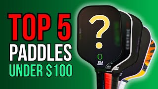 Top 5 Pickleball Paddles Under 100  Best Pickleball Paddles [upl. by Diehl]