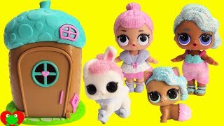 LOL Surprise Pets Transform Into LOL Dolls In Woodzeez House [upl. by Coit999]