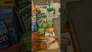 as promised a sneaky peak on my hotel food stock up 😂 travel hotelfood vanlife food [upl. by Moulden]