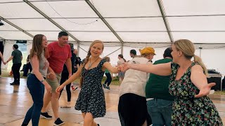 Ceilidh Dancing at Warwick Folk Festival [upl. by Dnomder700]