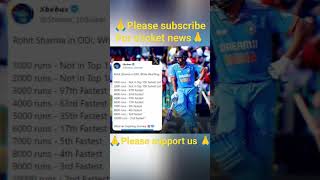 Rohit sharma in ODIs while reaching Rohit sharma is the best batter cricketnews [upl. by Timmi]