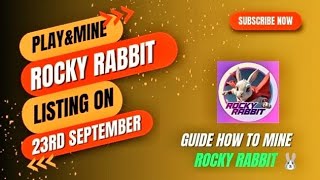 How To Claim Rocky Rabbit 🐰  Rocky Rabbit Listing On 23rd September [upl. by Newnorb656]