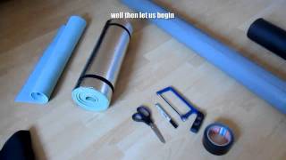 DIY  How To Make A Foam Roller [upl. by Ott301]