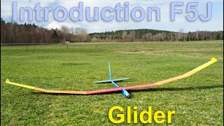 Kit build and flight  IntroductionF5J RC glider [upl. by Buck]