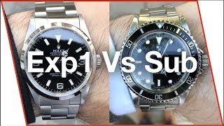 Best Everyday Rolex  Explorer Vs Submariner [upl. by Idnarb]