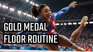 Simone Biles SHOCKS the World in Paris 2024 Olympics Floor Routine [upl. by Cointon461]