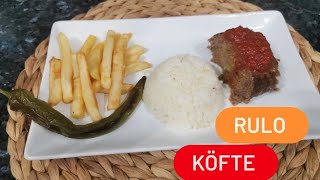 BU YEMEK MÜKEMMEL💯 Tadı damağınızda kalacak Rulo Köfte  Köfte Tarifleri Yumurtasız Dalyan Köfte [upl. by Ttcos]