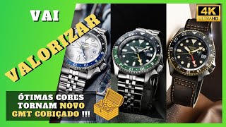 Novos SEIKO 5 Sports GMT são relógios ainda melhores e com GRANDE POTENCIAL 132 [upl. by Oflodor353]