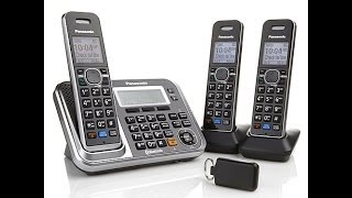 Panasonic DECT 6 PLUS Link2Cell Cordless Phone 3pk [upl. by Htrahddis]