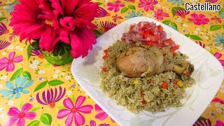 🍃Arroz con Pollo🍗en ARROCERA I Receta Peruana FACIL I Lorentix [upl. by Notanhoj764]