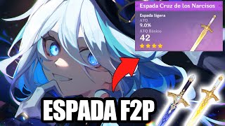 ESPADA F2P de LA CRUZ DE LOS NARCISOS 👌 Fontaine 42  Genshin Impact [upl. by Animor]