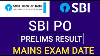 SBI PO Prelims Result  SBI PO Exam Date  SBI PO Mains Exam Date  SBI PO Result 2023  SBI PO Exam [upl. by Hsaniva]