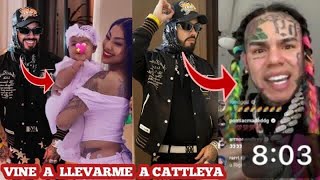 ANUEL AA CARA A CARA CON TEKASHI 69 Y YAILIN LLEGA A RD PARA CONOSER A SU HIJA CATTLEYA [upl. by Huoh424]