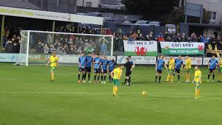 Caernarfon Town FC 31 Carmarthen Town AFC [upl. by Eromle]