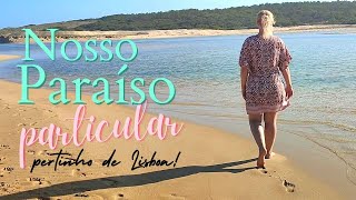 Essa é a praia mais relaxante e secreta de Lisboa  Lagoa de Albufeira [upl. by Afatsum]