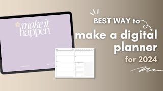 My DIGITAL Planner for 2024 How to set up  walk through [upl. by Leicester]