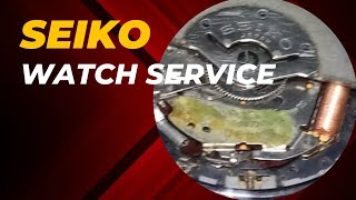 SEIKO Kinetic  Watch Not Charging Repair  Seiko automatic  watch repair [upl. by Rebmik]