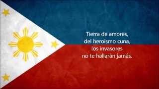 The Philippine National Anthem in EspañolEnglish amp Tagalog [upl. by Rodenhouse]