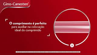 NOVO APLICADOR  GinoCanesten Comprimido Vaginal Tratamento Candidíase de 1 Aplicação [upl. by Hyacinthe461]