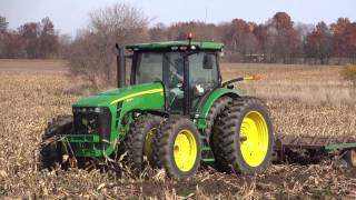 John Deere 8270R Tractor  Harvest 2012 [upl. by Forras512]