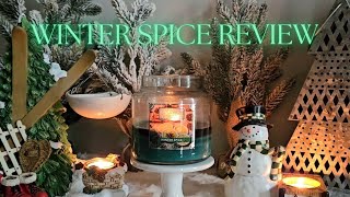 Winter Spice Kringle Country Candle Review [upl. by Dwaine302]