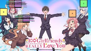 Ranking All 27 Girlfriends In quotThe 100 Girlfriends Who Really Really Really Really Love Youquot [upl. by Secnarf963]