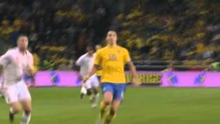 Zlatan Ibrahimovic bicycle kick incredible goal for Sweden vs England [upl. by Mandie148]