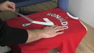 Cristiano Ronaldo 7 Official Manchester United Home Jersey 202122 [upl. by Seek473]