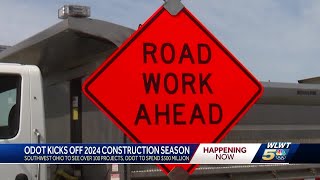 Southwest Ohio to see over 100 projects as ODOT kicks off 2024 Construction Season [upl. by Ashien]