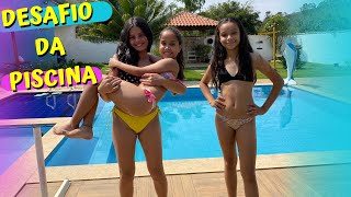 DESAFIO DA PISCINA BRINCANDO COM ELAS [upl. by Melak]