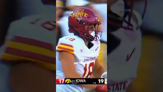 Iowa Vs Iowa State Crazy Finish😳💯jesusislord shorts [upl. by Livi]