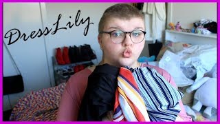 DRESSLILY PLUS SIZE FASHION HAUL TRY ON amp REVIEW  Chloe Benson [upl. by Ahsitel]