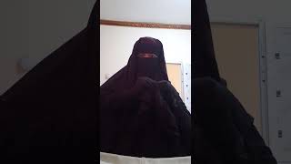 Niqab Burqa style Tutorial  Super Cute Niqabi styles [upl. by Ynnaf]