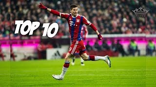 Robert Lewandowski TOP 10 Bramek w Karierze PL KOMENTARZ ᴴᴰ [upl. by Tansy]