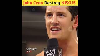 John Cena assembles a team to combat The Nexus at SummerSlam shorts wwe [upl. by Atiugal]