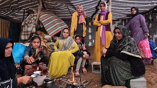 Heavy Rain in the Nomadic Camp the nomadic lifestyle of Iran [upl. by Pahl]