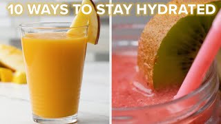 10 Fruity Drinks To Keep You Hydrated [upl. by Yankee]