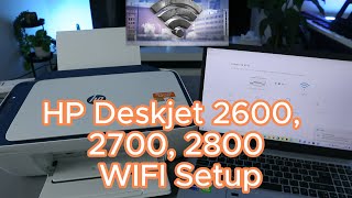 How To Do WiFi Setup of HP Deskjet 2600 2700 2800 Series AllInOne Printer [upl. by Steiner]