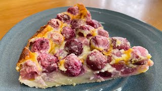 Clafoutis aux Cerises  La recette la plus simple 🍒 [upl. by Cock803]